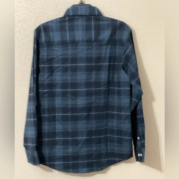 Tommy Hilfiger Big Boys Long Sleeve Stretch Ambassador Plaid Shirt and Tie Set - Picture 3 of 5